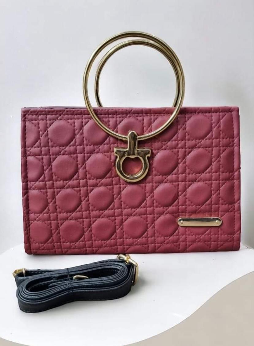 Retro Handbag (dark pink)